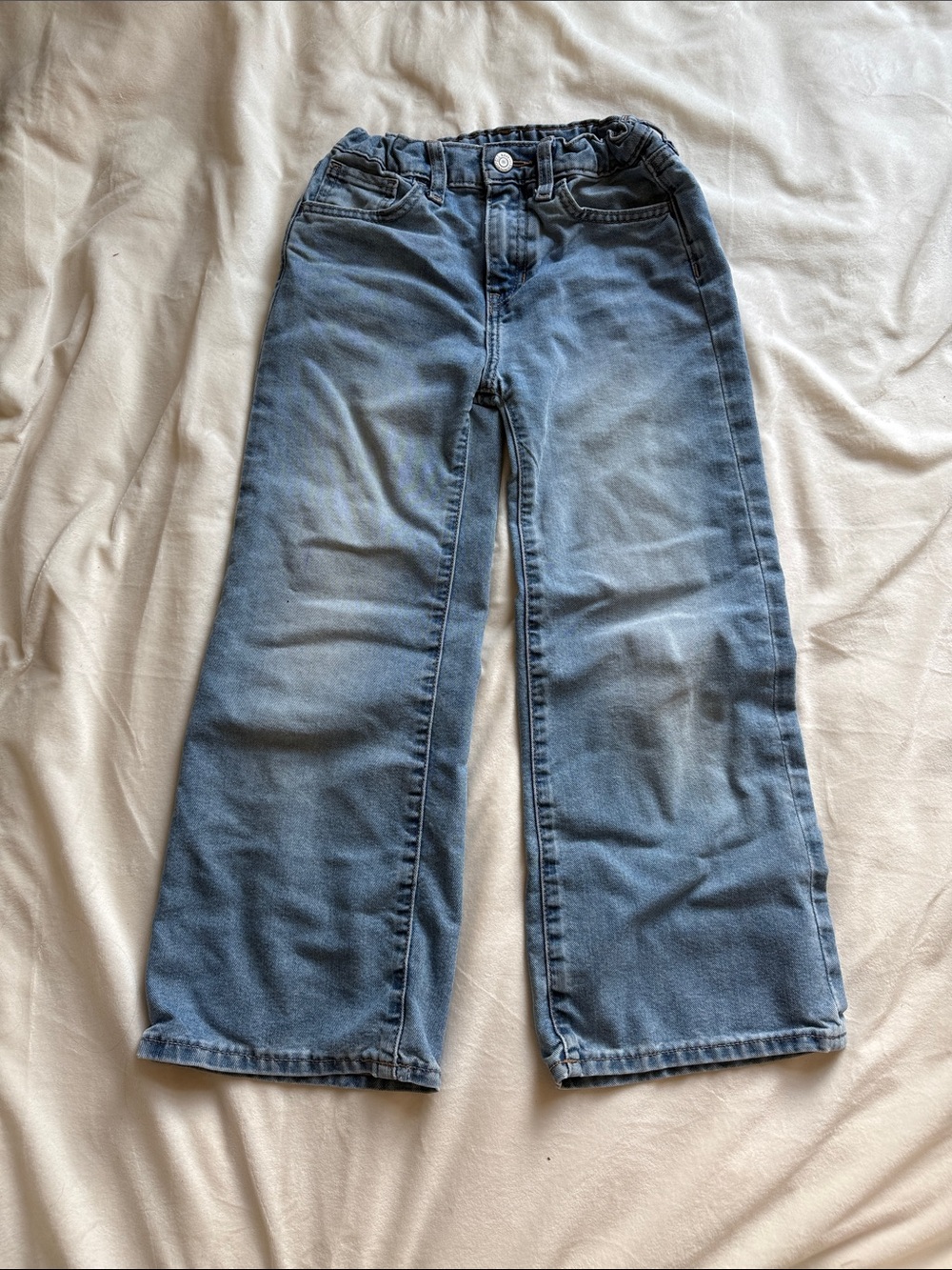 Old Navy Light Blue Kids' Wide-Leg Jeans